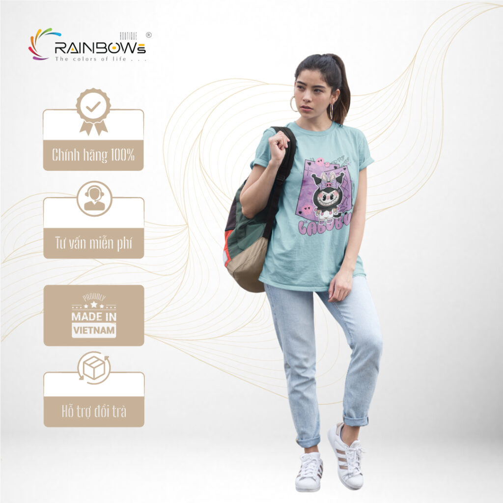 áo thun in hình labubu cực đẹp và phong cách